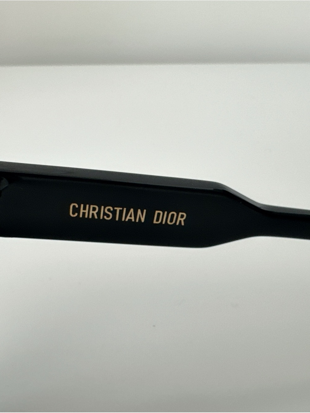Dior Black Sunglasses with Gold Accent and Gradient Lenses - Picture 7 of 7